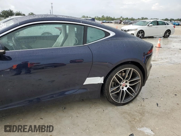 2018 Jaguar F-Type with VIN SAJDD1EV9JCK50144, listed as a Copart auction lot 73754504 with Not Provided miles and Non Repairable. Bid and sale history available at DreamBid. Image 12.
