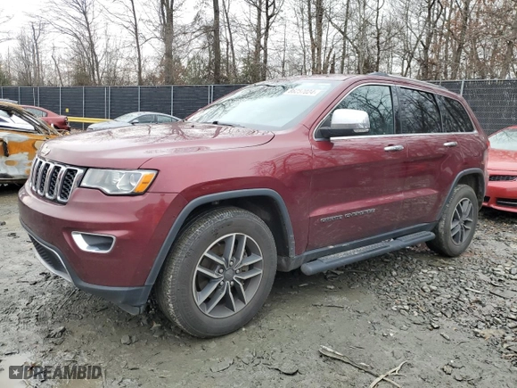 2019 Jeep Grand Cherokee Limited with VIN 1C4RJEBG9KC656761, listed as a Copart auction lot 86257024 with 105,419 mi miles and Salvage Title. Bid and sale history available at carsss.com. Image 1.