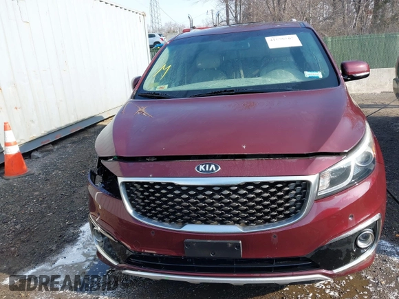 2015 Kia Sedona SX-L with VIN KNDME5C16F6029982, listed as a IAAI auction lot 41699862 with 99,070 mi miles and . Bid and sale history available at DreamBid. Image 13.