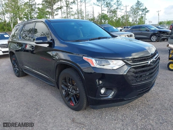 2018 Chevrolet Traverse Premier with VIN 1GNEVJKW2JJ247358, listed as a IAAI auction lot 41957576 with 84,689 mi miles. Bid and sale history available at carsss.com. Image 1.