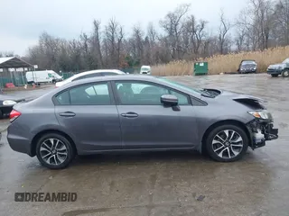 2015 Honda Civic EX with VIN 19XFB2F80FE267622, listed as a IAAI auction lot 41679465 with 140,360 mi miles. Bid and sale history available at carsss.com. Image 14.