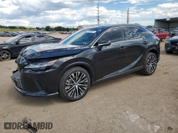 2023 Lexus RX with VIN 2T2BAMCA4PC003366, listed as a Copart auction lot 61029624 with 25,053 mi miles and Salvage Title. Bid and sale history available at carsss.com. Image 1.