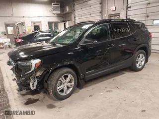 2019 GMC Terrain SLE with VIN 3GKALMEV2KL155375, listed as a IAAI auction lot 42001383 with 102,964 mi miles. Bid and sale history available at carsss.com. Image 2.