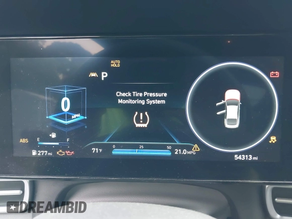 2023 Hyundai Elantra SEL with VIN KMHLS4AG6PU511334, listed as a IAAI auction lot 42281427 with 54,313 mi miles and . Bid and sale history available at DreamBid. Image 7.