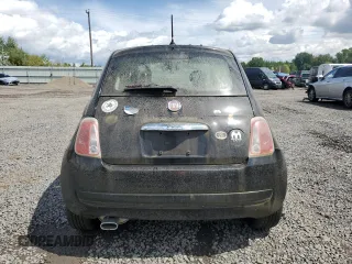 2015 FIAT 500 Pop with VIN 3C3CFFAR0FT555560, listed as a Copart auction lot 55178495 with 0 mi miles and Clean Title. Bid and sale history available at carsss.com. Image 6.