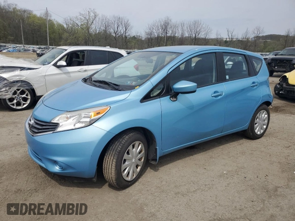 2015 Nissan Note SV with VIN 3N1CE2CP2FL447320, listed as a Copart auction lot 54494125 with 166,699 mi miles and Salvage Title. Bid and sale history available at DreamBid. Image 1.