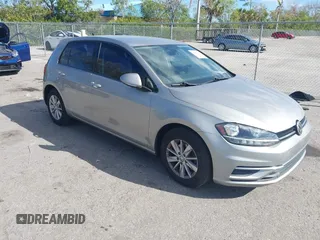 2019 Volkswagen Golf S with VIN 3VWG57AU1KM036674, listed as a IAAI auction lot 41279567 with 100,102 mi miles. Bid and sale history available at carsss.com. Image 1.