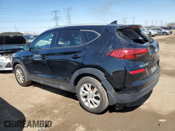 2019 Hyundai Tucson Value with VIN KM8J33A43KU888877, listed as a Copart auction lot 52191305 with 77,204 mi miles and Salvage title. Bid and sale history available at DreamBid. Image 2.