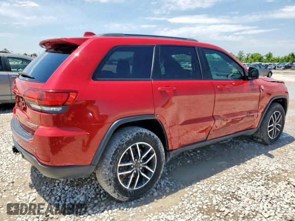 2020 Jeep Grand Cherokee Trailhawk with VIN 1C4RJFLGXLC116714, listed as a Copart auction lot 60298185 with 62,240 mi miles and Salvage title. Bid and sale history available at DreamBid. Image 3.
