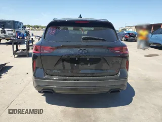 2023 Infiniti QX50 Sport with VIN 3PCAJ5FA4PF119678, listed as a Copart auction lot 72553294 with 10,576 mi miles and Salvage title. Bid and sale history available at DreamBid. Image 6.