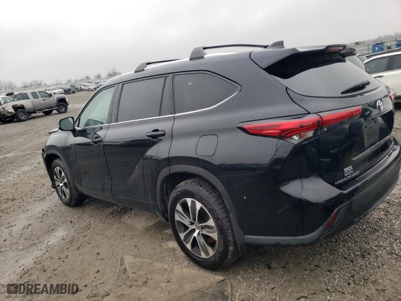 2020 Toyota Highlander XLE with VIN 5TDHZRBH0LS511869, listed as a Copart auction lot 43069265 with 107,098 mi miles and Salvage Title. Bid and sale history available at carsss.com. Image 2.