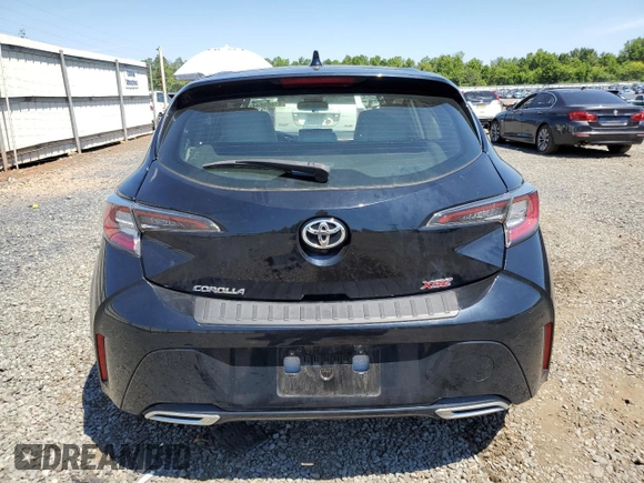 2019 Toyota Corolla Hatchback SE with VIN JTNK4RBE3K3061043, listed as a Copart auction lot 61609844 with 46,136 mi miles and Salvage Title. Bid and sale history available at carsss.com. Image 6.