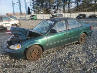 2000 Honda Civic VP with VIN 2HGEJ661XYH597401, listed as a Copart auction lot 47554195 with 156,681 mi miles and Salvage Title. Bid and sale history available at carsss.com. Image 1.