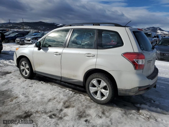 2015 Subaru Forester 2.5i with VIN JF2SJABC8FH569581, listed as a Copart auction lot 45489425 with 108,990 mi miles and Salvage Title. Bid and sale history available at carsss.com. Image 2.