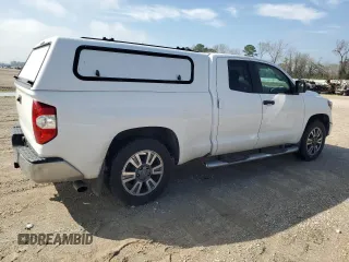 2020 Toyota Tundra 2WD SR with VIN 5TFRY5F1XLX257143, listed as a Copart auction lot 46160065 with 128,237 mi miles and Salvage Title. Bid and sale history available at carsss.com. Image 3.