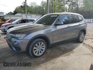2017 BMW X3 sDrive28i with VIN 5UXWZ7C5XH0V85440, listed as a Copart auction lot 51965705 with 190,742 mi miles and Clean Title. Bid and sale history available at carsss.com. Image 1.