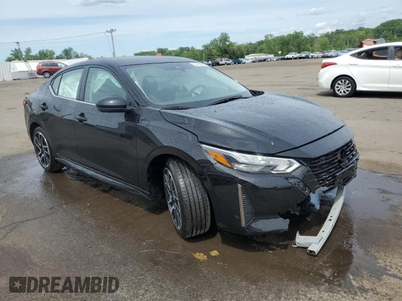 2024 Nissan Sentra SR with VIN 3N1AB8DVXRY351720, listed as a Copart auction lot 58720845 with 6,166 mi miles and Salvage title. Bid and sale history available at DreamBid. Image 4.