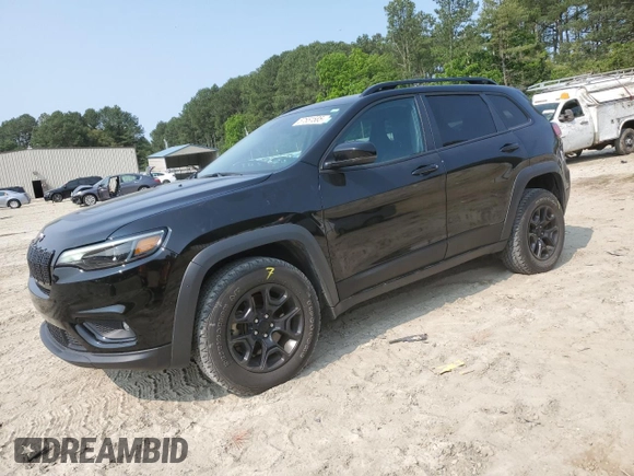 2022 Jeep Cherokee X with VIN 1C4PJMCX1ND526231, listed as a Copart auction lot 57551585 with 77,157 mi miles and Salvage title. Bid and sale history available at DreamBid. Image 1.