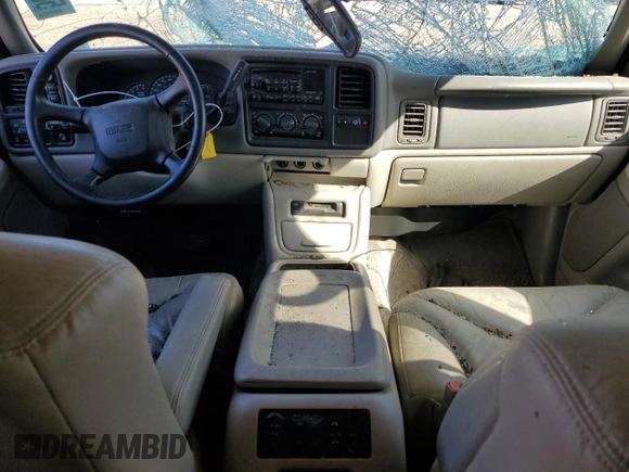 2002 GMC Yukon SLT with VIN 1GKEK13Z52J275719, listed as a Copart auction lot 50007305 with 156,669 mi miles and Salvage Title. Bid and sale history available at carsss.com. Image 8.