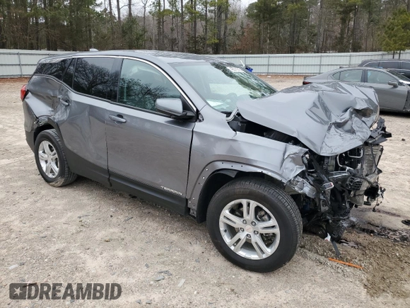 2019 GMC Terrain SLE z VIN 3GKALMEV5KL104467, wystawiony jako Copart lot #45571015 z przebiegiem 69 466 mil mil oraz Szkoda całkowita • Salvage title. Historia ofert i sprzedaży dostępna na DreamBid. Obrazek 4.