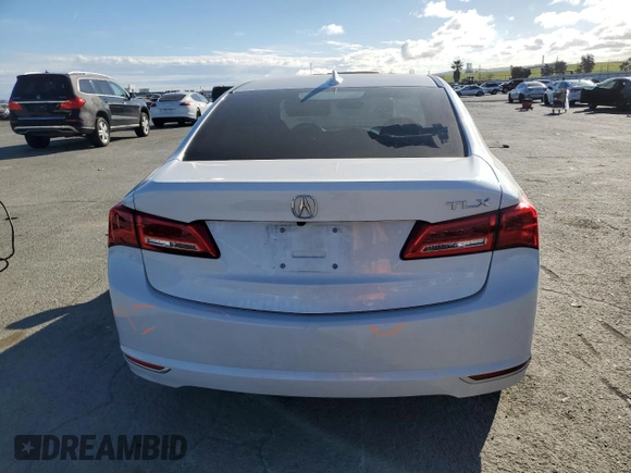 2020 Acura TLX w/Technology Pkg with VIN 19UUB1F53LA014074, listed as a Copart auction lot 48021675 with 39,445 mi miles and Salvage Title. Bid and sale history available at carsss.com. Image 6.