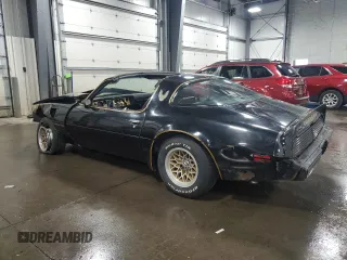 1980 Pontiac Firebird with VIN 2W87WAL15057, listed as a Copart auction lot 73416334 with 99,485 mi miles and Non repairable. Bid and sale history available at DreamBid. Image 2.