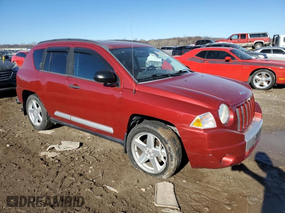 2007 Jeep Compass Limited with VIN 1J8FF57W57D195217, listed as a Copart auction lot 83390694 with 117,024 mi miles and Salvage Title. Bid and sale history available at carsss.com. Image 4.