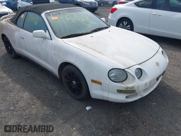 1999 Toyota Celica GT z VIN JT5FG02T6X0055359, wystawiony jako IAAI lot #42250607 z przebiegiem 192 234 mil mil oraz . Historia ofert i sprzedaży dostępna na DreamBid. Obrazek 1.