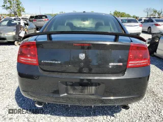2006 Dodge Charger SRT-8 with VIN 2B3KA73W16H476021, listed as a Copart auction lot 49822835 with 197,111 mi miles and Salvage Title. Bid and sale history available at DreamBid. Image 6.