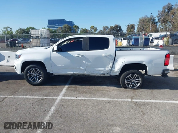 2022 Chevrolet Colorado 2WD Work Truck with VIN 1GCGSBEN7N1188574, listed as a IAAI auction lot 42695567 with 25,041 mi miles and . Bid and sale history available at DreamBid. Image 14.