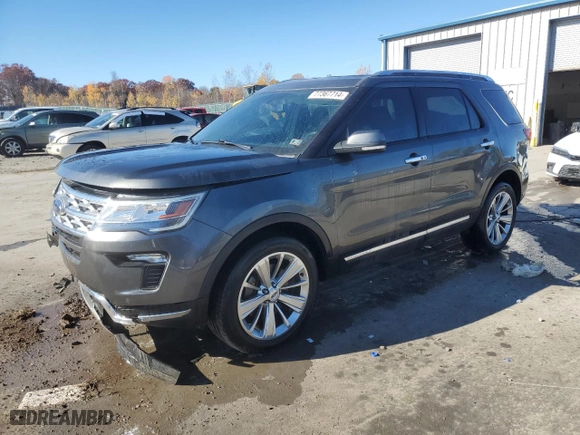 2019 Ford Explorer Limited with VIN 1FM5K8FH7KGB04678, listed as a Copart auction lot 77367714 with 87,657 mi miles and Salvage Title. Bid and sale history available at carsss.com. Image 1.