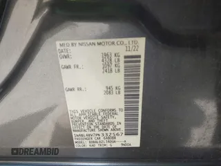 2023 Nissan Altima S with VIN 1N4BL4BV7PN332567, listed as a IAAI auction lot 41583015 with 41,277 mi miles and . Bid and sale history available at DreamBid. Image 9.
