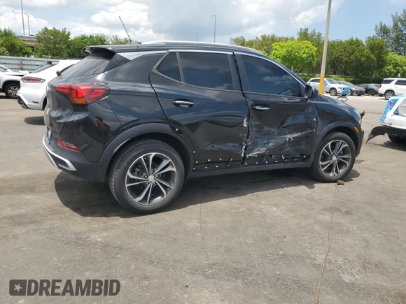 2022 Buick Encore GX Select with VIN KL4MMDSL8NB007949, listed as a Copart auction lot 58213665 with 17,894 mi miles and Salvage title. Bid and sale history available at DreamBid. Image 3.