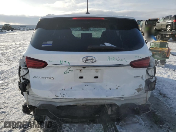 2019 Hyundai Santa Fe SE with VIN 5NMS2CAD8KH083878, listed as a Copart auction lot 45535045 with 70,592 mi miles and Salvage Title. Bid and sale history available at carsss.com. Image 6.