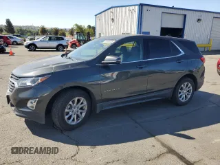 2018 Chevrolet Equinox LT with VIN 3GNAXJEV4JS595883, listed as a Copart auction lot 60368335 with 116,082 mi miles and Salvage title. Bid and sale history available at DreamBid. Image 1.