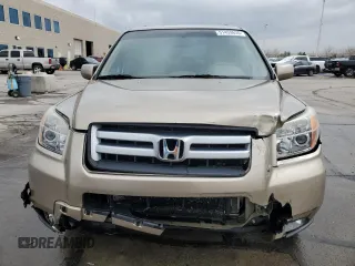 2007 Honda Pilot EX-L with VIN 2HKYF18517H536587, listed as a Copart auction lot 51459635 with 162,346 mi miles and Salvage Title. Bid and sale history available at DreamBid. Image 5.