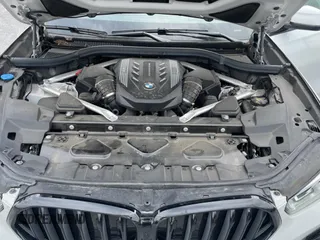 2023 BMW X6 M50i with VIN 5UXCY8C02P9N80310, listed as a Copart auction lot 50582585 with 19,686 mi miles and Clean Title. Bid and sale history available at carsss.com. Image 7.