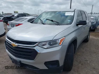 2018 Chevrolet Traverse LS with VIN 1GNERFKW8JJ172506, listed as a IAAI auction lot 42164354 with Not provided miles and . Bid and sale history available at DreamBid. Image 2.