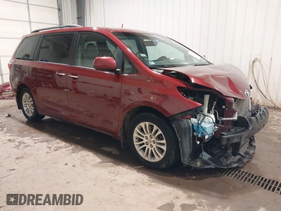 2015 Toyota Sienna XLE с VIN 5TDYK3DC5FS588258, выставлен на аукционе IAAI как лот 41089108 с пробегом 124 777 миль миль и . История ставок и продаж доступна на DreamBid. Изображение 1.