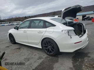 2022 Honda Civic Sedan Sport with VIN 2HGFE2F55NH584751, listed as a Copart auction lot 51897275 with 21,828 mi miles and Salvage Title. Bid and sale history available at carsss.com. Image 2.
