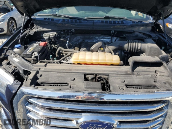 2017 Ford F-150 XL with VIN 1FTFX1EFXHFB12886, listed as a Copart auction lot 45378415 with 101,652 mi miles and Salvage Title. Bid and sale history available at carsss.com. Image 11.