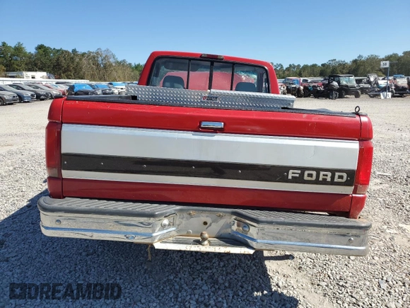 1995 Ford F-150 with VIN 1FTEF15N8SNA75419, listed as a Copart auction lot 74993694 with 0 mi miles and Salvage Title. Bid and sale history available at carsss.com. Image 6.