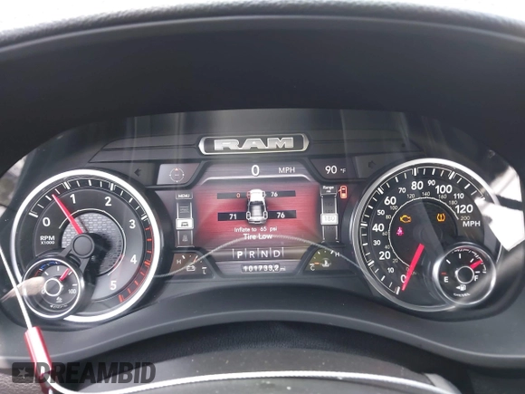 2023 Ram 2500 Laramie with VIN 3C6UR5FL3PG517960, listed as a IAAI auction lot 42128355 with 101,733 mi miles and . Bid and sale history available at DreamBid. Image 7.