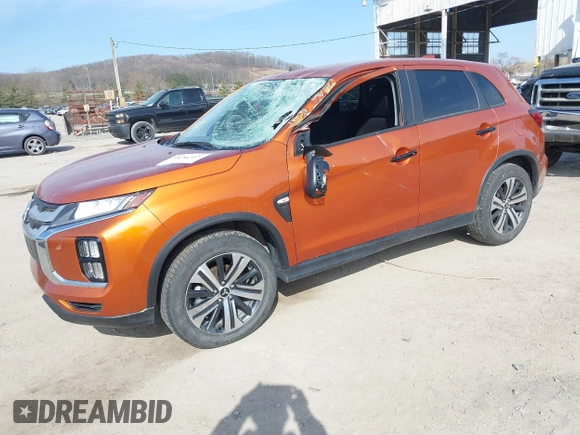 2020 Mitsubishi Outlander Sport ES 2.0 with VIN JA4AR3AU3LU023065, listed as a IAAI auction lot 41742981 with 25,642 mi miles. Bid and sale history available at carsss.com. Image 17.