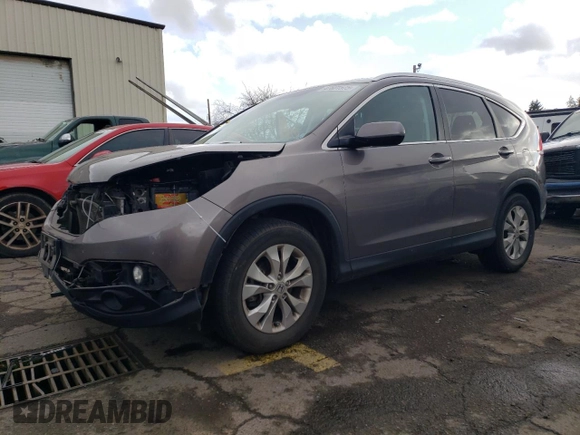 2014 Honda CR-V EX-L with VIN 5J6RM4H71EL070935, listed as a Copart auction lot 47601575 with 76,785 mi miles and Salvage Title. Bid and sale history available at carsss.com. Image 1.
