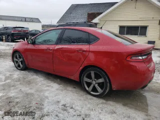 2013 Dodge Dart GT with VIN 1C3CDFCB2DD325091, listed as a Copart auction lot 45110635 with 142,583 mi miles and Salvage Title. Bid and sale history available at carsss.com. Image 2.