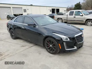 2017 Cadillac CTS Sedan Luxury RWD with VIN 1G6AR5SX3H0192921, listed as a Copart auction lot 88246695 with 0 mi miles and Salvage Title. Bid and sale history available at carsss.com. Image 4.