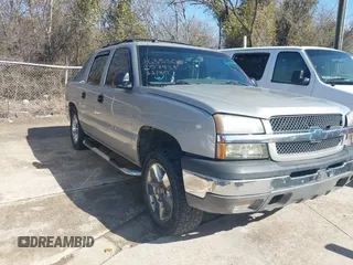 2004 Chevrolet Avalanche Z66 with VIN 3GNEC12T04G257937, listed as a IAAI auction lot 41721310 with Not Provided miles and . Bid and sale history available at DreamBid. Image 1.