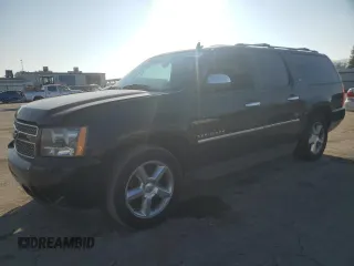 2012 Chevrolet Suburban LTZ with VIN 1GNSCKE08CR141281, listed as a Copart auction lot 87508115 with 139,536 mi miles and Salvage Title. Bid and sale history available at carsss.com. Image 1.