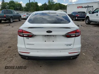 2020 Ford Fusion Titanium with VIN 3FA6P0D96LR152177, listed as a Copart auction lot 56161505 with 87,584 mi miles and Salvage title. Bid and sale history available at DreamBid. Image 6.